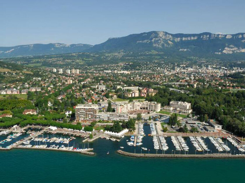 © Grand Port d'Aix-les-Bains - Vue aérienne - G. Lansard