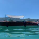 © Aix Lake Safari: boat rental, Riva with skipper - LIBRE DE DROIT