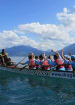 Tour du lac du Bourget en Dragon Boat