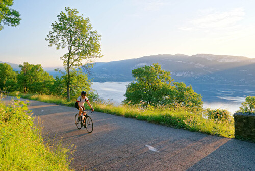 Boucle cyclo : Tour du lac du Bourget