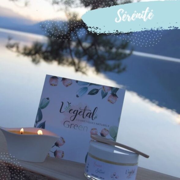 Bougie et masque Végétal Green Aix les Bains Riviera des Alpes